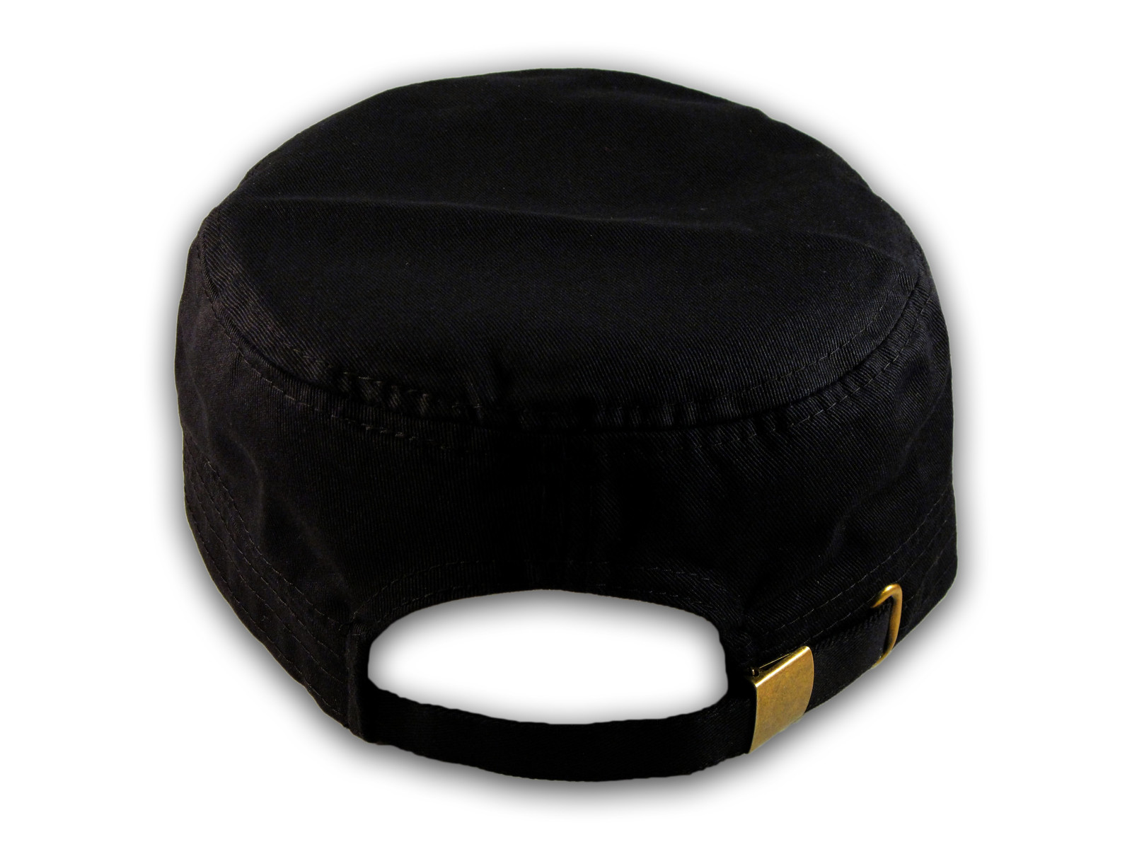 Raised 3D Silver Army on Black Cadet Hat Military Cap