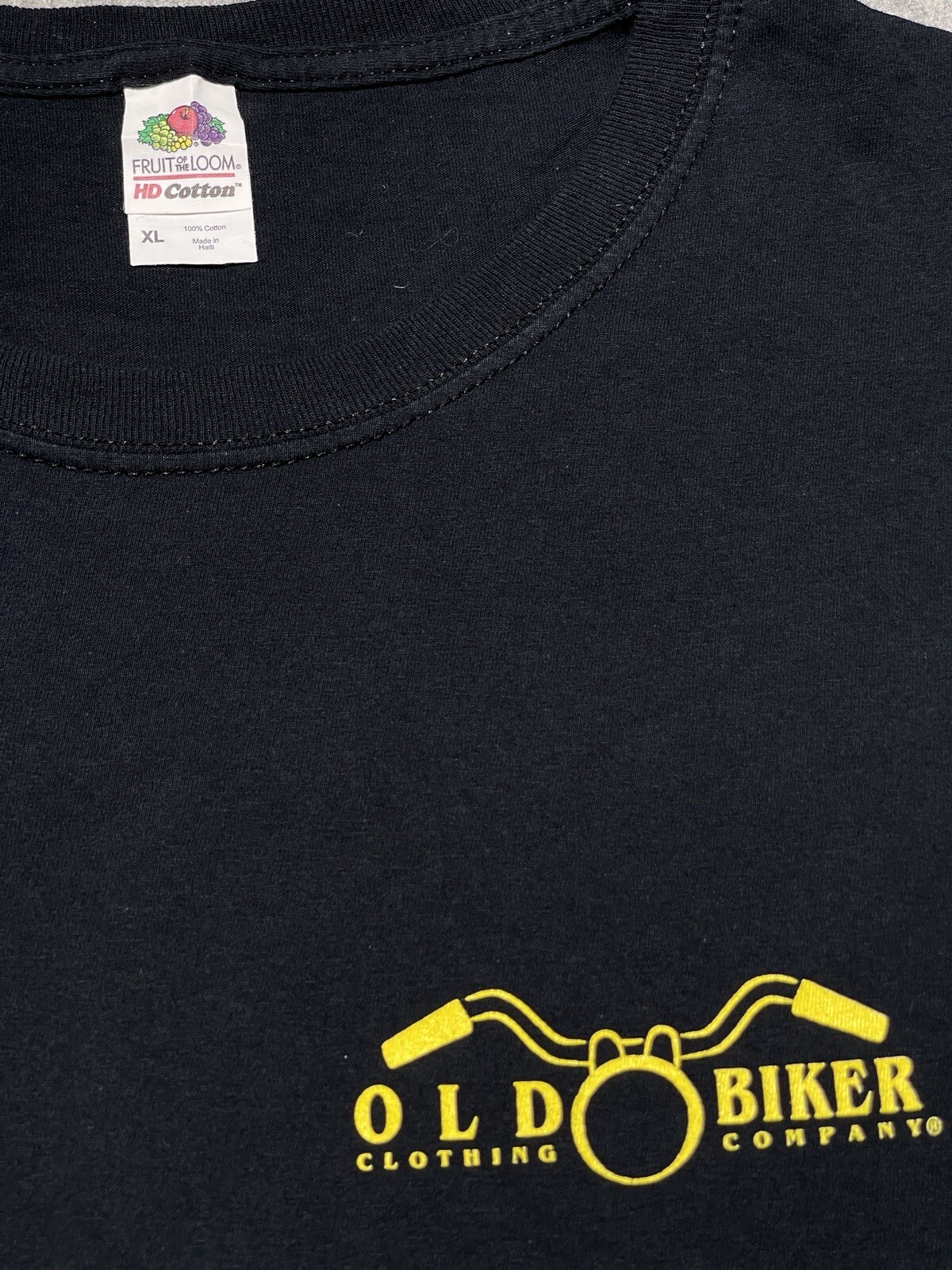 Old Biker Clothing Co It’s About the Ride Motorcycle Chopper Black Shirt XL Free