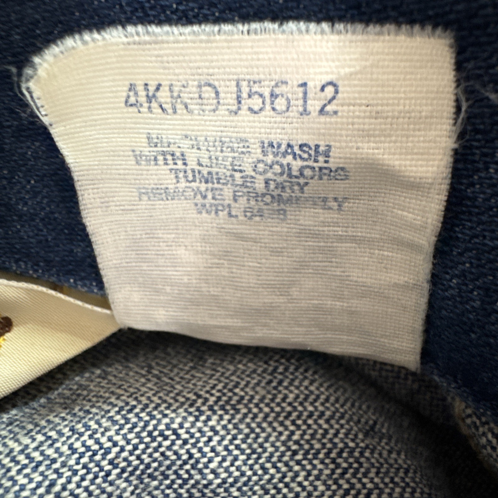 Vintage 70s Maverick Blue Bell Denim Jean Trucker Jacket Size 36 Workwear USA