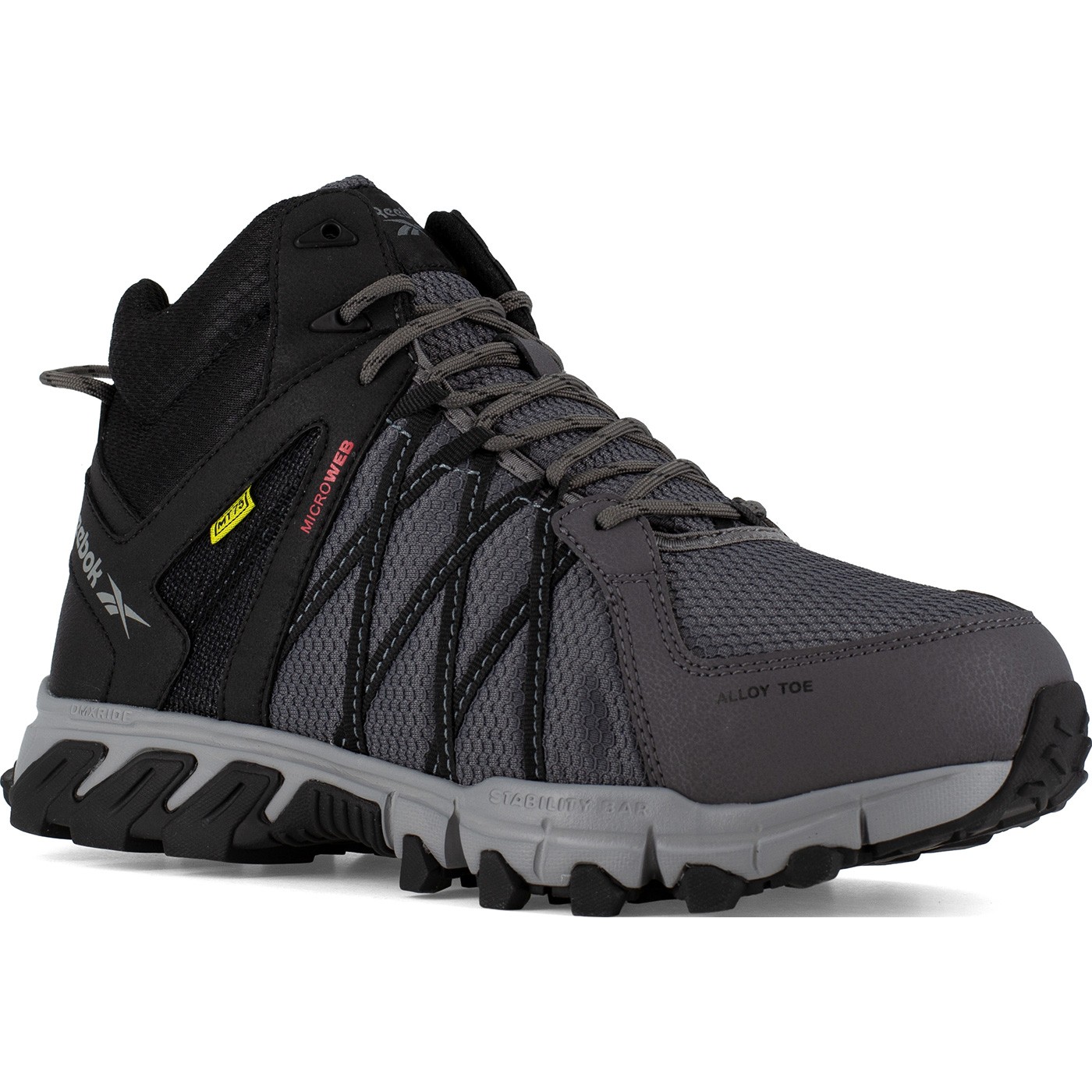 Reebok Trailgrip Work Men’s Internal Metatarsal Alloy Toe Electrical Hazard Mid