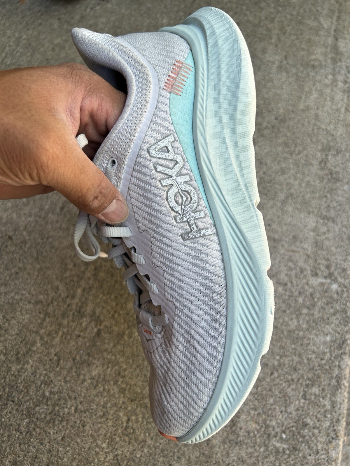 Hoka One One Solimar Stardust/ Aqua Breeze US Size Women 9B