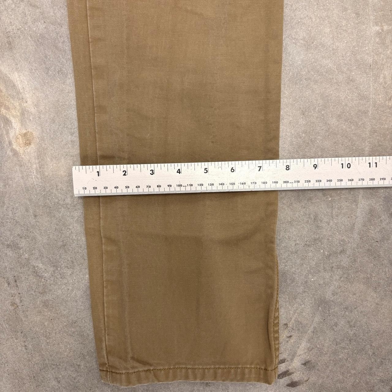 Levis Khaki Straight Leg Chino Pants 32×30 Tan Brown Workwear Trousers 035110110