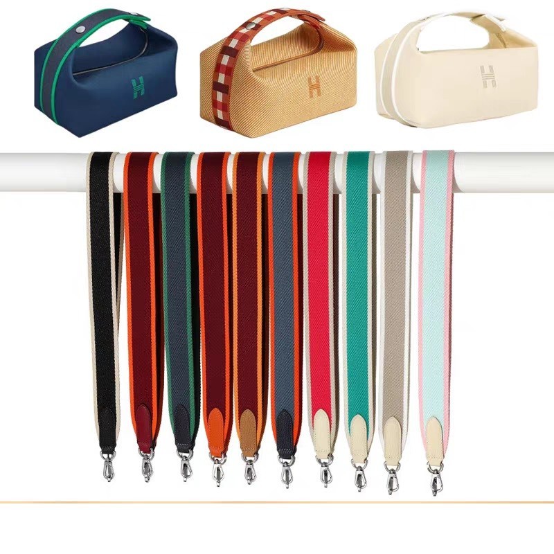 Canvas Strap No Brand Replacement Bag Strap Fit For Hermes Bride-A-Brac Case