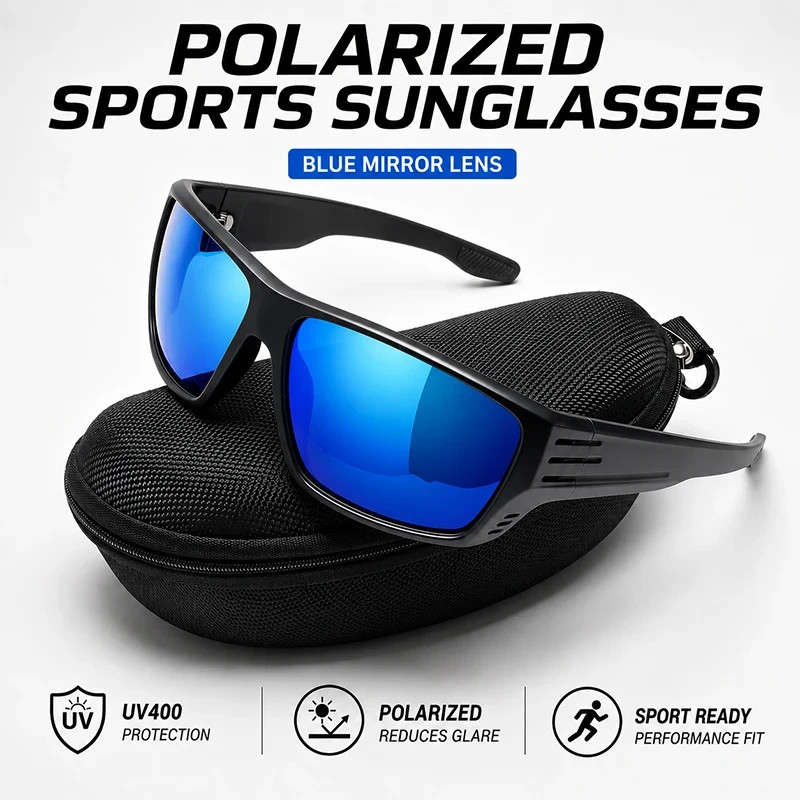 Sports Fishing Polarized Sunglasses Classic Driving Shades UV Protection for Men