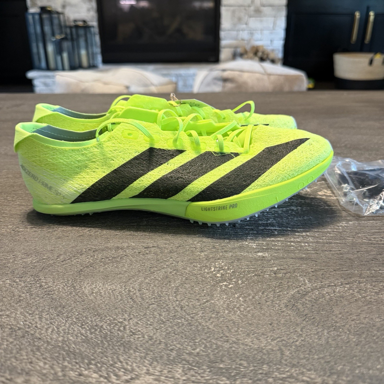 adidas Adizero Prime SP3 Strung Lucid Lemon Spike IH5800 Men 7.5 Women 8.5