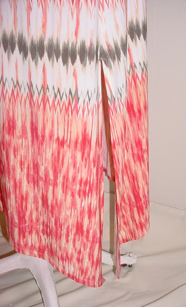 Chico’s Pull On Skirt Size 1 XXL Stretch S24825 Casual Travel Beach