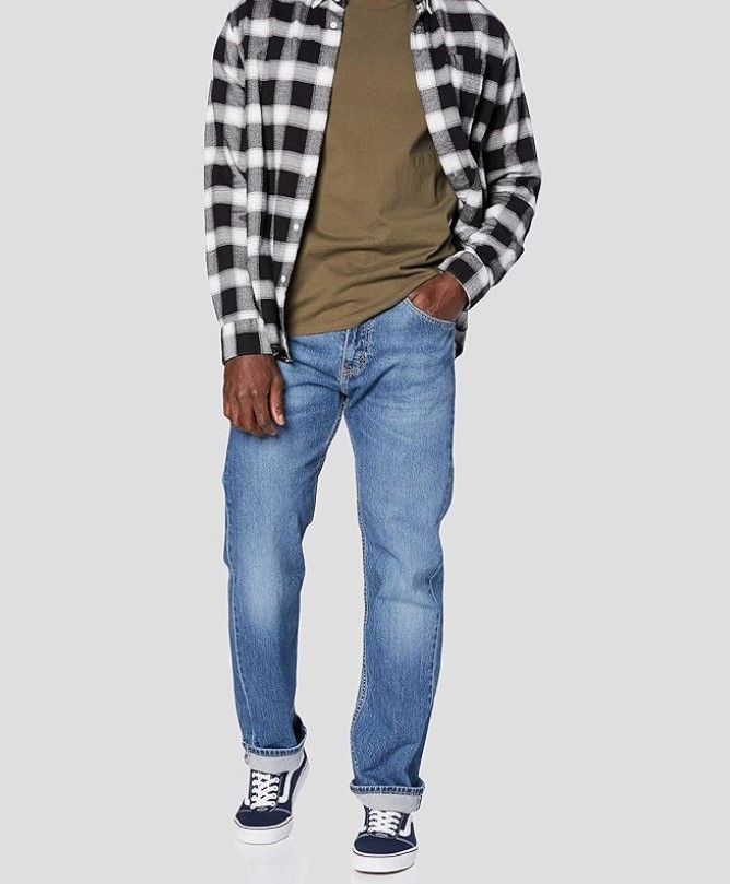 Levi’s Men’s 505 Regular Fremont Drop-Shot 34W x 34L. NEW SEALED!!!