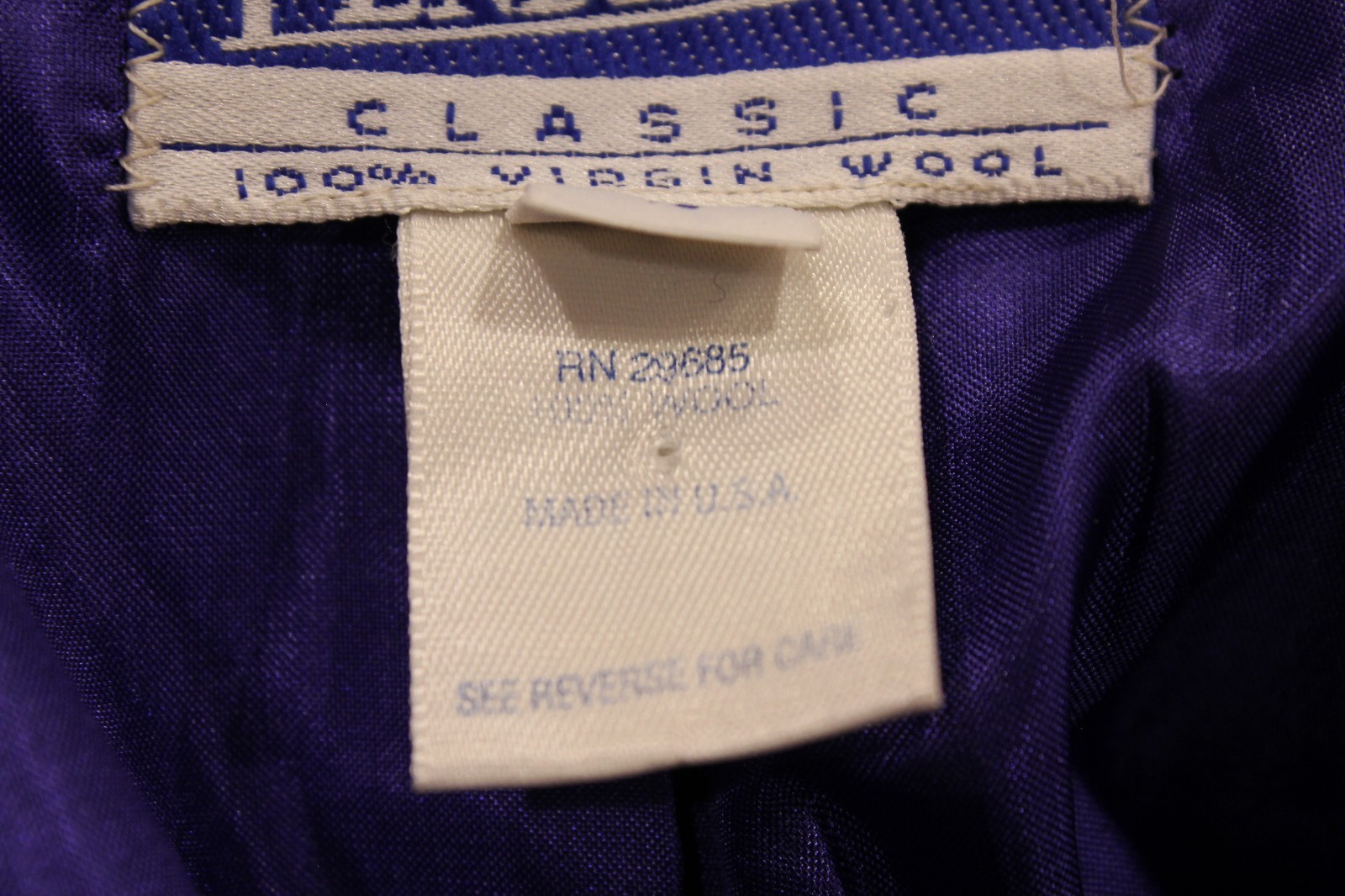 VTG Pendleton Woolmark Virgin Wool Lined Womens Blazer 10 Jacket Lined Button