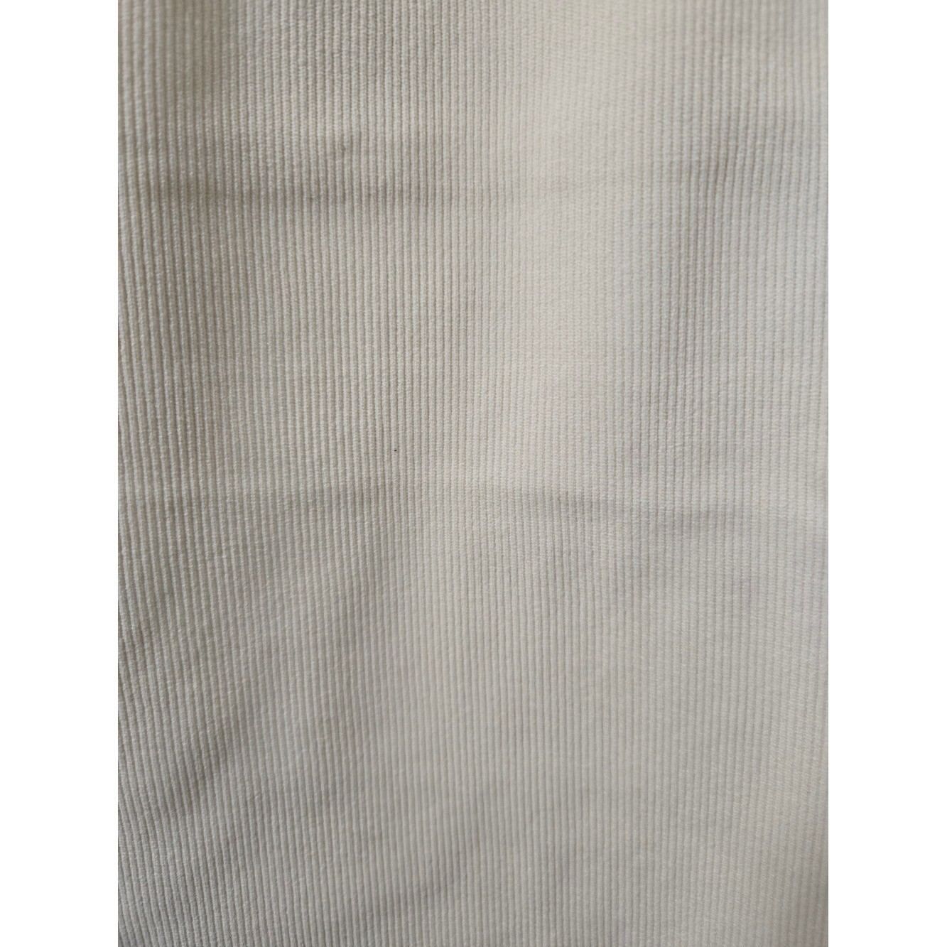 OQQ Cream Ribbed Zip Front Bodycon Midi Dress Long Sleeve Side Slit NWOT