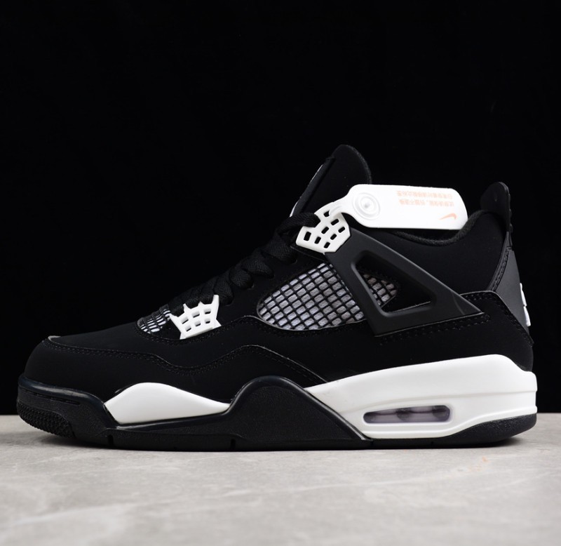 US Size 7 – 12Jordan 4 “White Thunder” Retro Men’s Mid Top Basketball Shoes