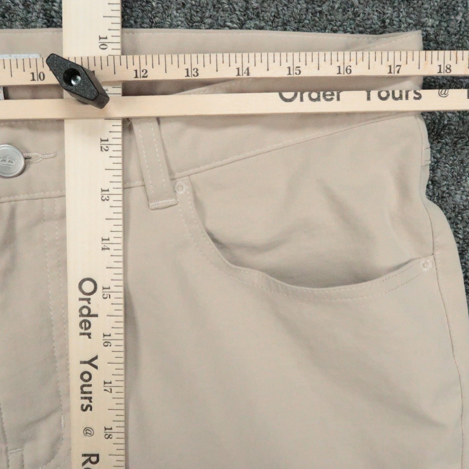 Peter Millar Pants Mens 35×32 Beige EB66 Performance 5 Pocket Straight Golf