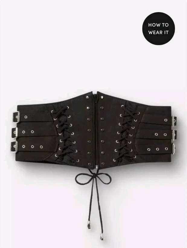 NWT Corset Waist Belt Plus Size 00/0X