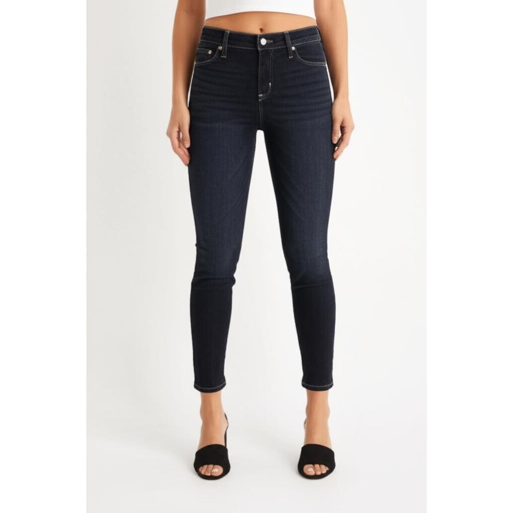 Universal Thread Skinny Jeans Womens Size 2/26R Dark Blue High Rise Stretch NEW