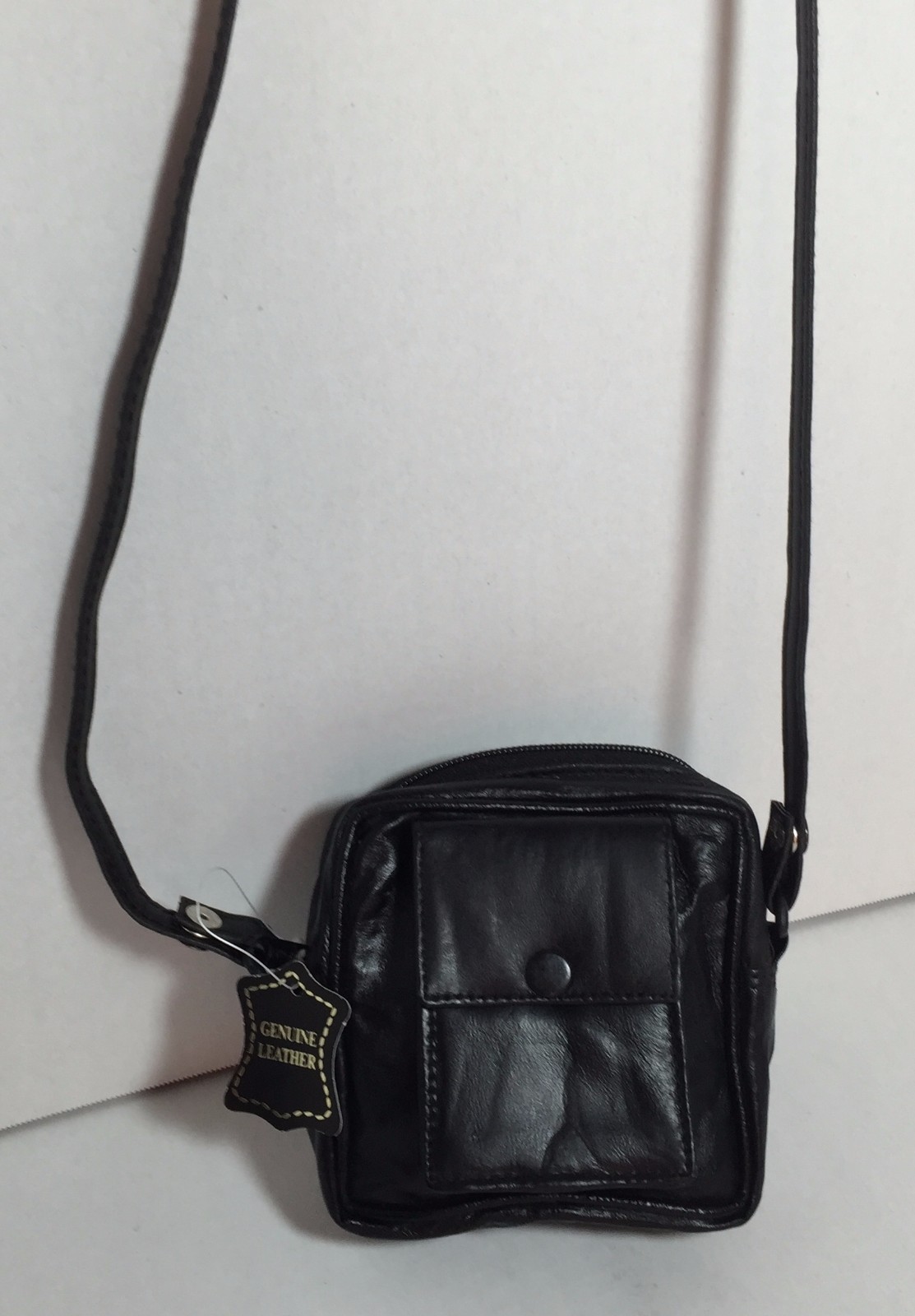 New Men/Women genuine Leather Messenger/Shoulder Bag Cross body belt Pack Small