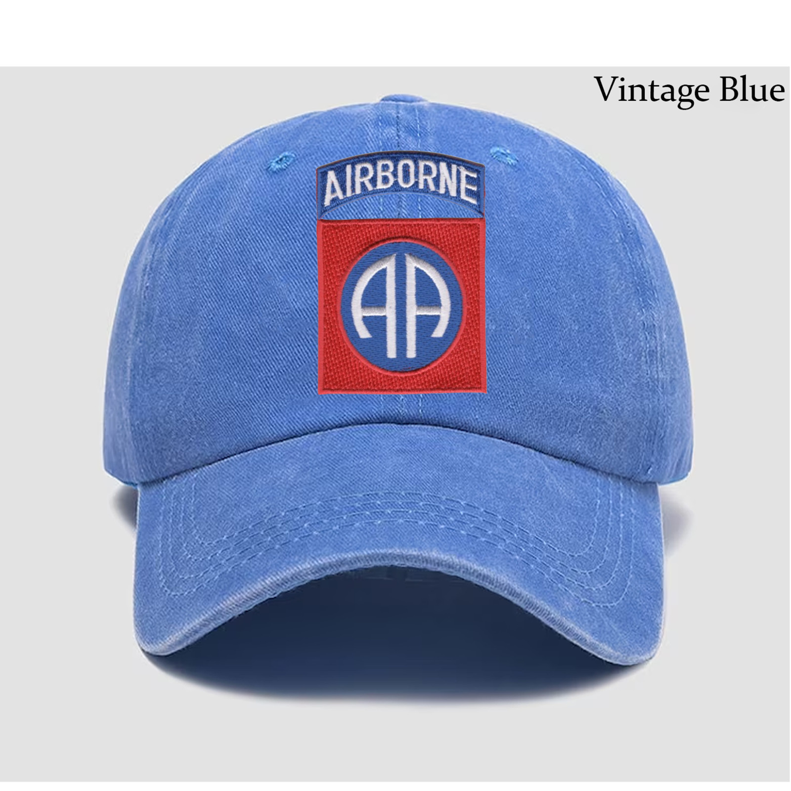 Embroidered Hat 82nd Airborne Division, Veteran Cap, Trucker Hat, Baseball Cap