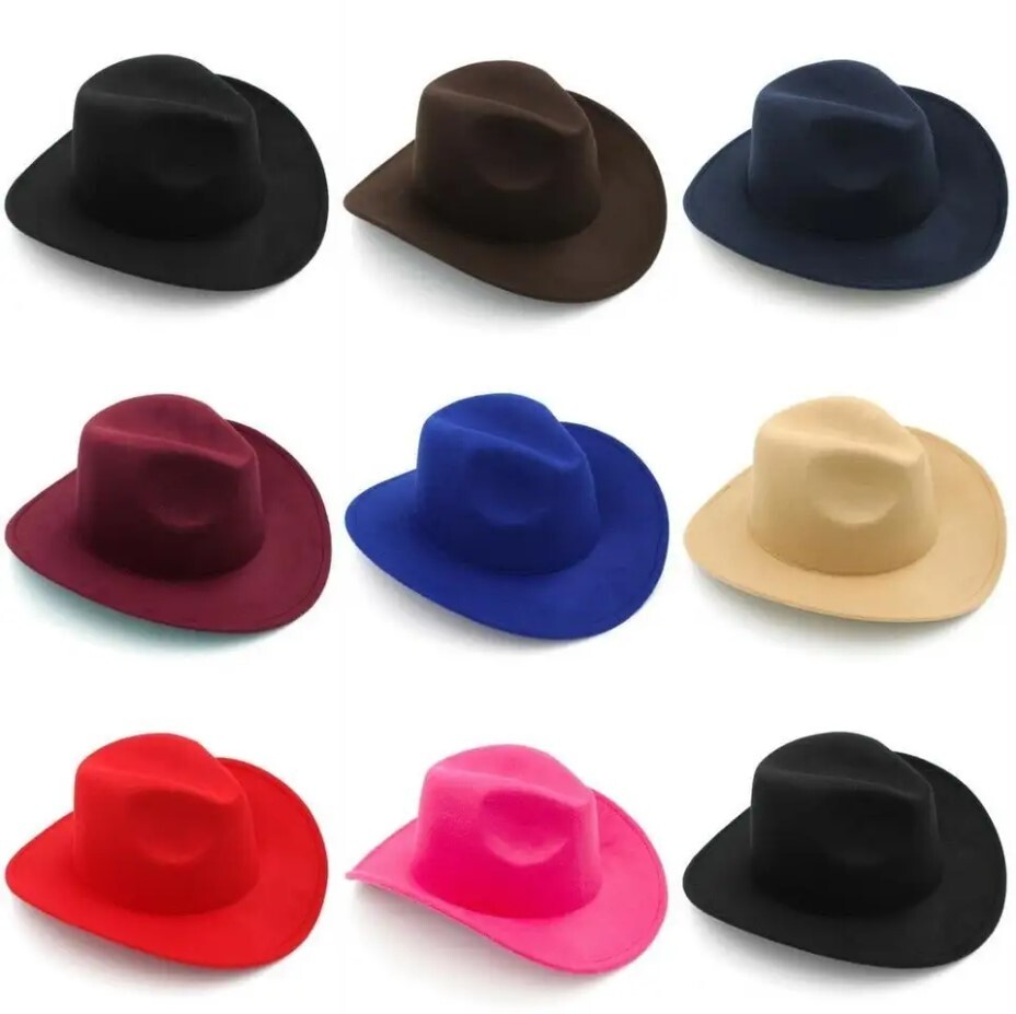 Western Cowboy, Cowgirl Hat, Adjustable Cotton & Polyester, Men Women, Color