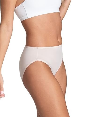 Women’s Microfiber Hi Cut Briefs 6 Pack Lightweight High Stretch Cotton Smooth