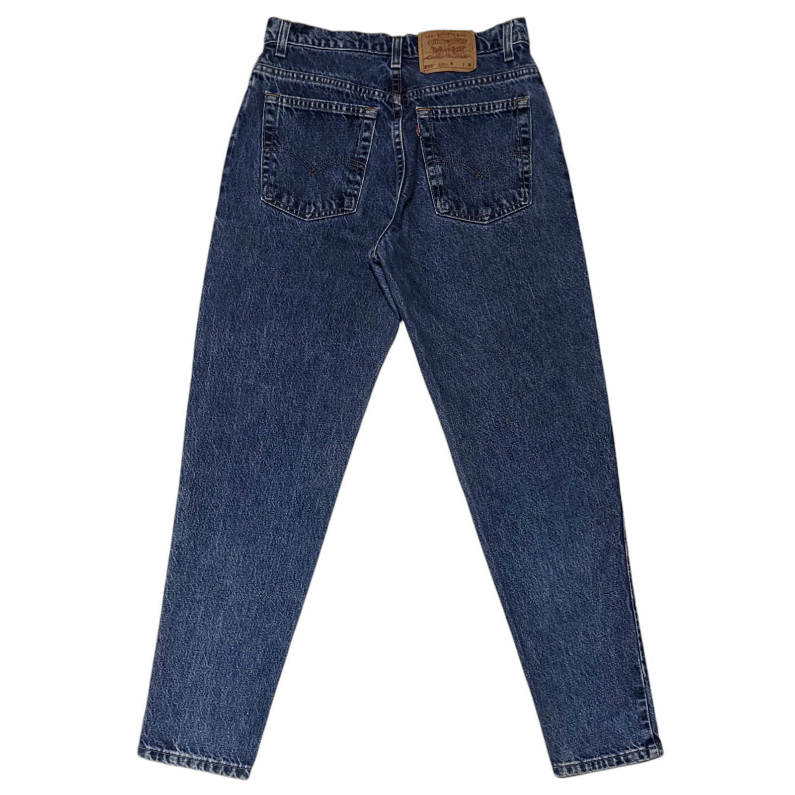 Vintage 90s Levi’s 550 High Waist Mom Jeans 11 (28×30) Relaxed Grunge Denim 1996
