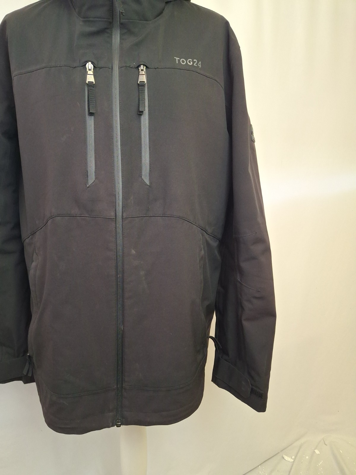 TOG24 Denton Men’s Waterproof 3-in-1 Hooded Jacket in black Size XL E5261