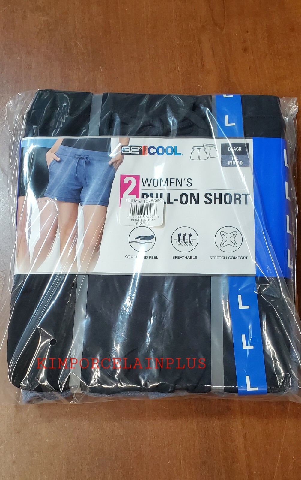 32 Degrees COOL Set Of 2 Women’s Short Charcoal / Purple/ Black Please Choose