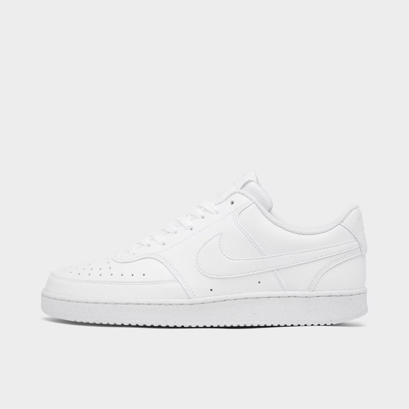 Mens Nike Court Vision Low Next Nature Casual Shoes White/White/White DH2987 100