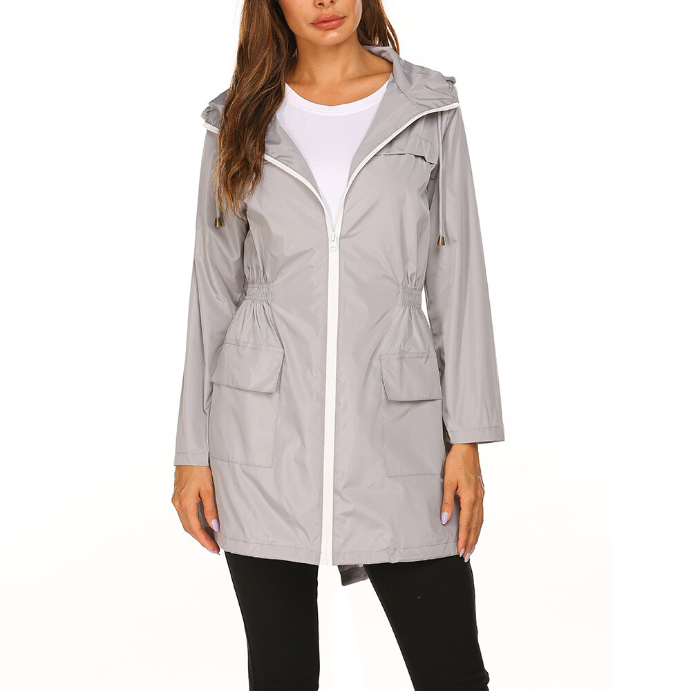Waterproof Light Raincoat Hooded Windbreaker Mountaineering Jacket Women’S Jacke