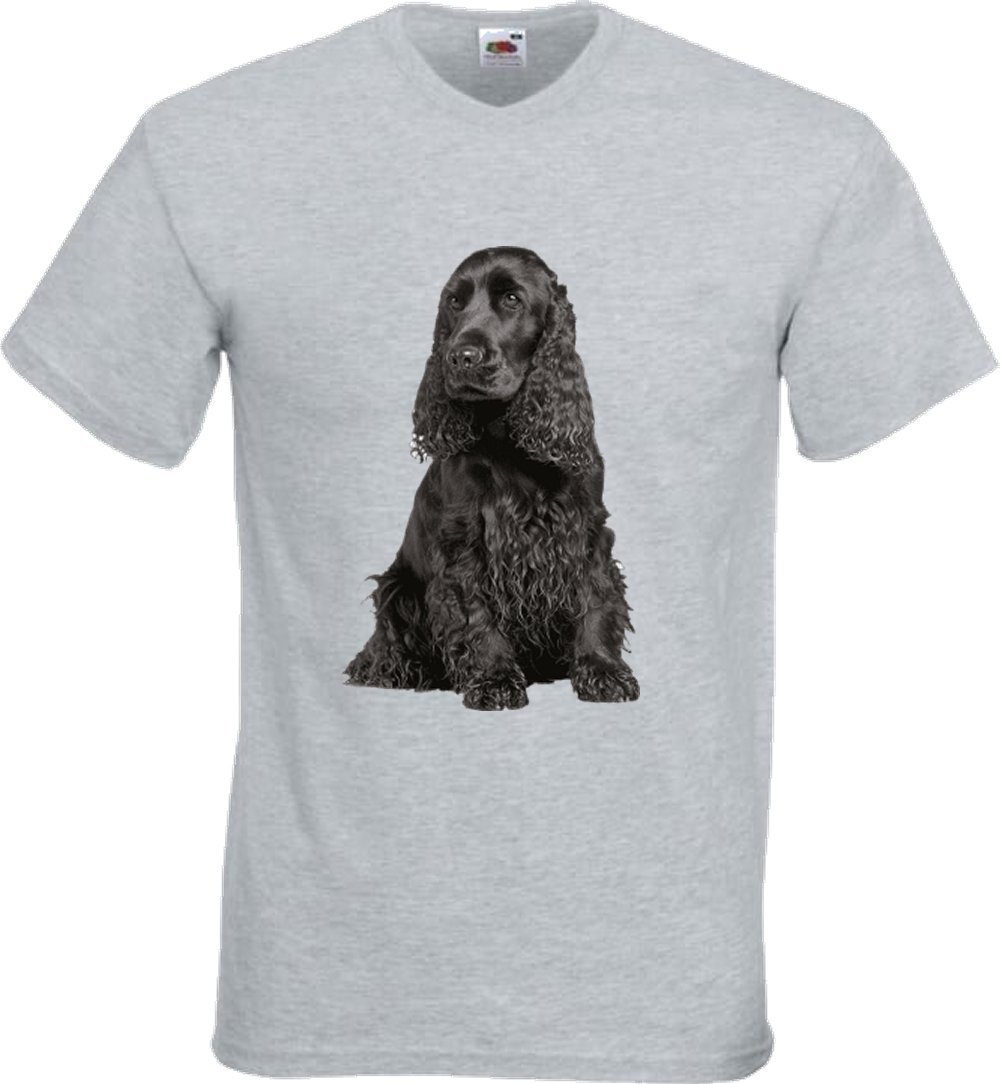 Cocker Spaniel Dog Black Pet Family Novelty T Shirt Various Colours And Sizes
