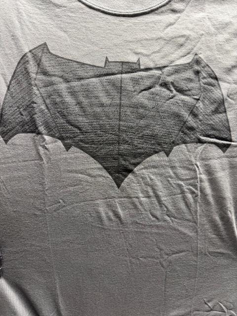 DC Batman vs Superman – BATMAN SYMBOL Grey Licensed T-Shirt
