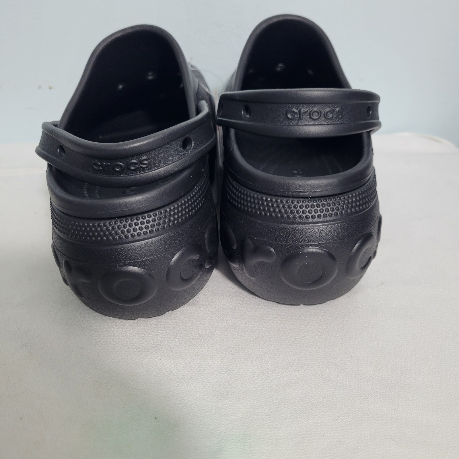 Crocs Bella Black Platform Clogs Size 11W/9M NEW 12426-2836