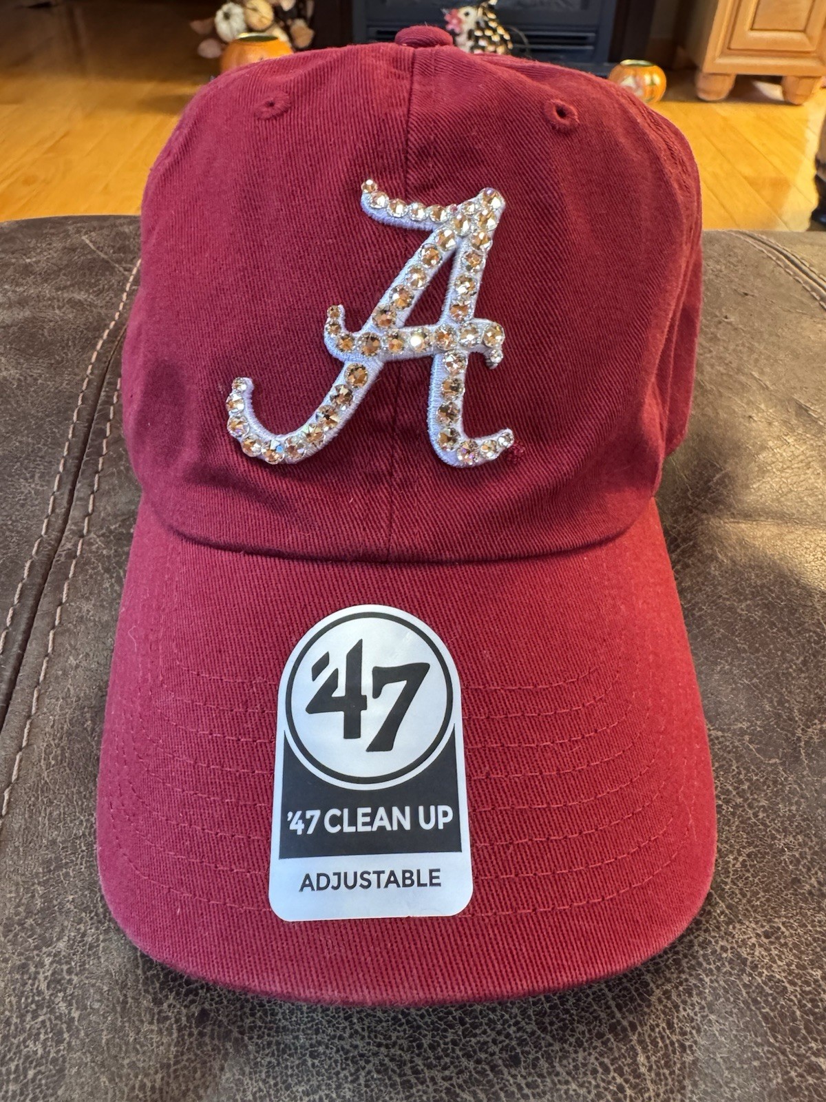 ALABAMA CRIMSON TIDE SPARKLE Bling ADJUSTABLE Womens 47 Brand NWT