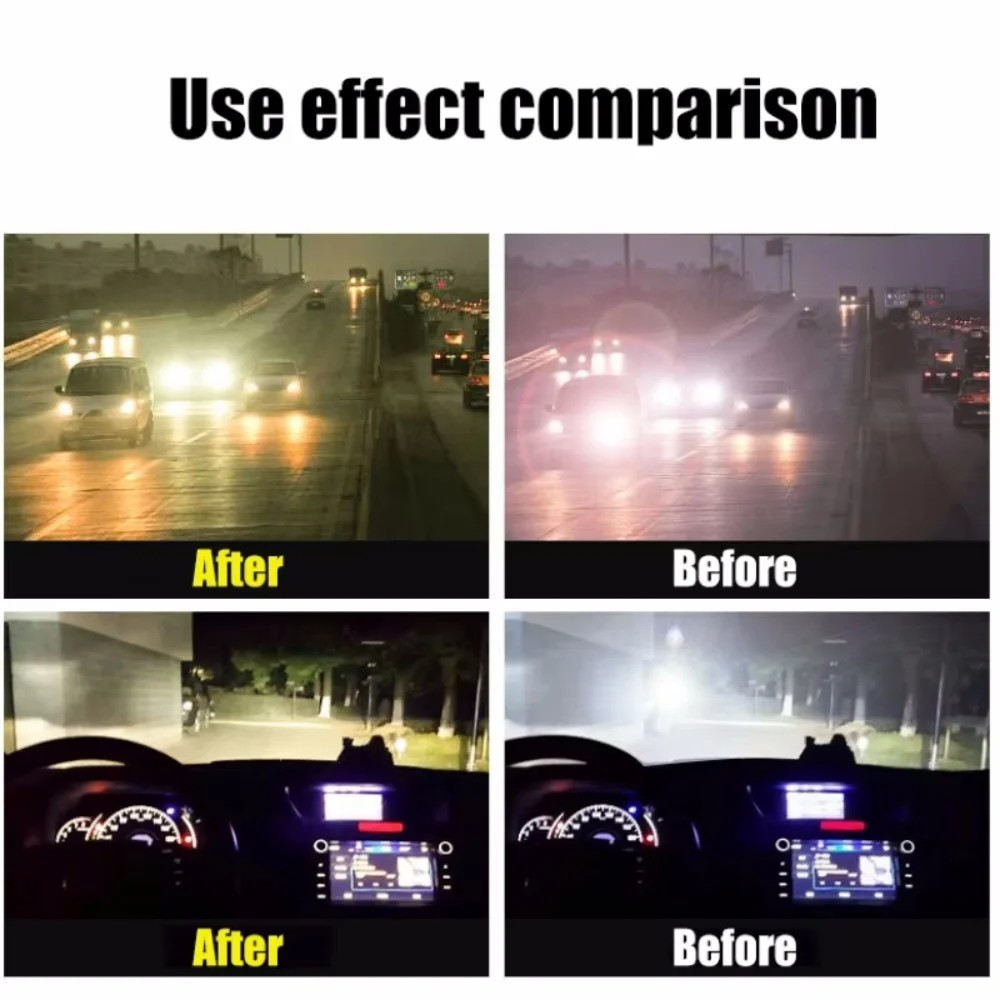 Night Vision Driving Glasses Anti-Glare HD Vision Goggles for Men Women Car Safe