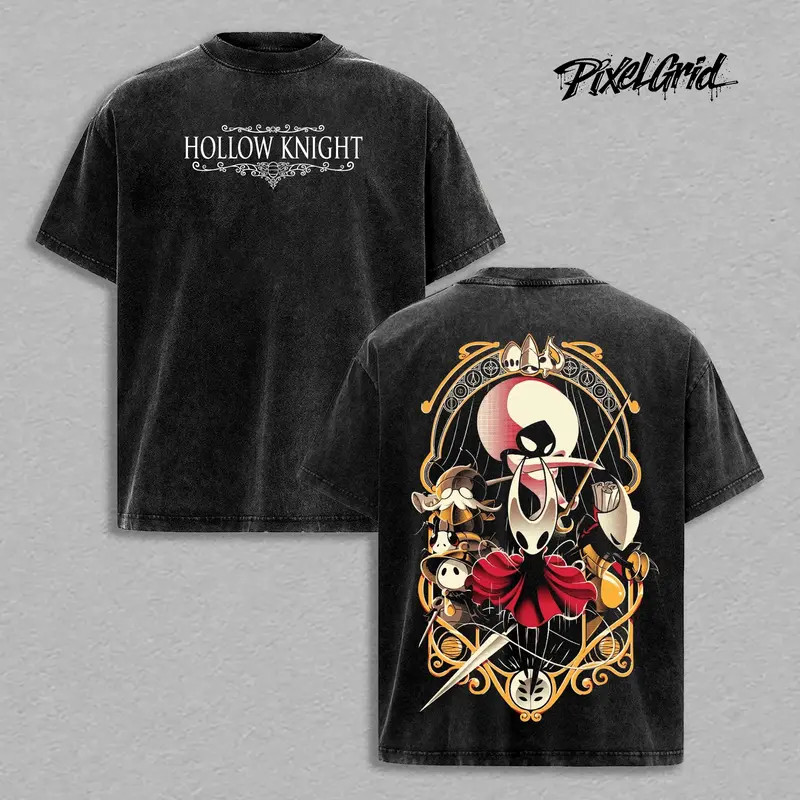 Hollow Knight Game Graphic Tee, Unisex Streetwear Soft Cotton