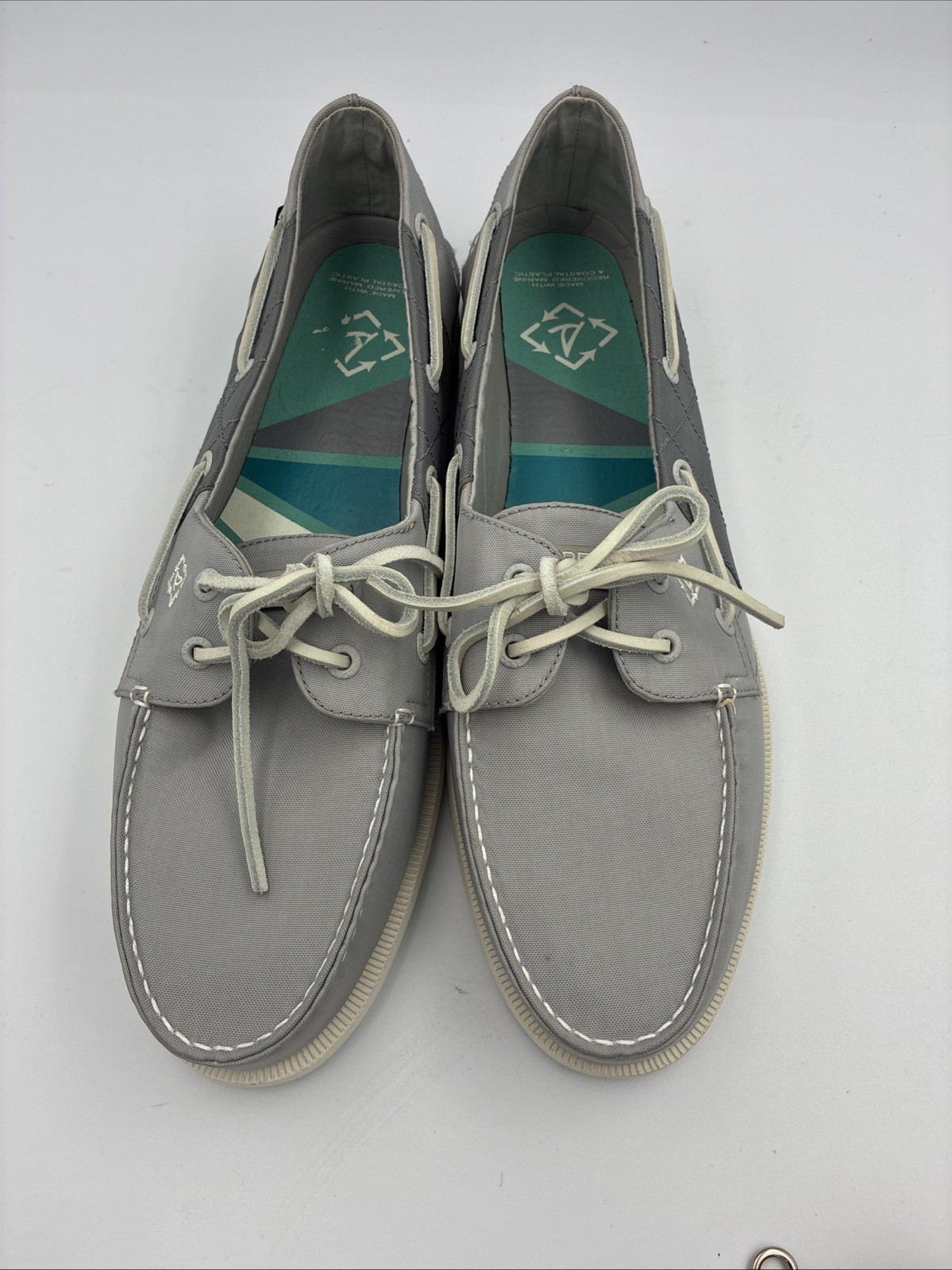 Sperry Authentic Original Bionic Boat Shoe in Gray Size 13 Men’s