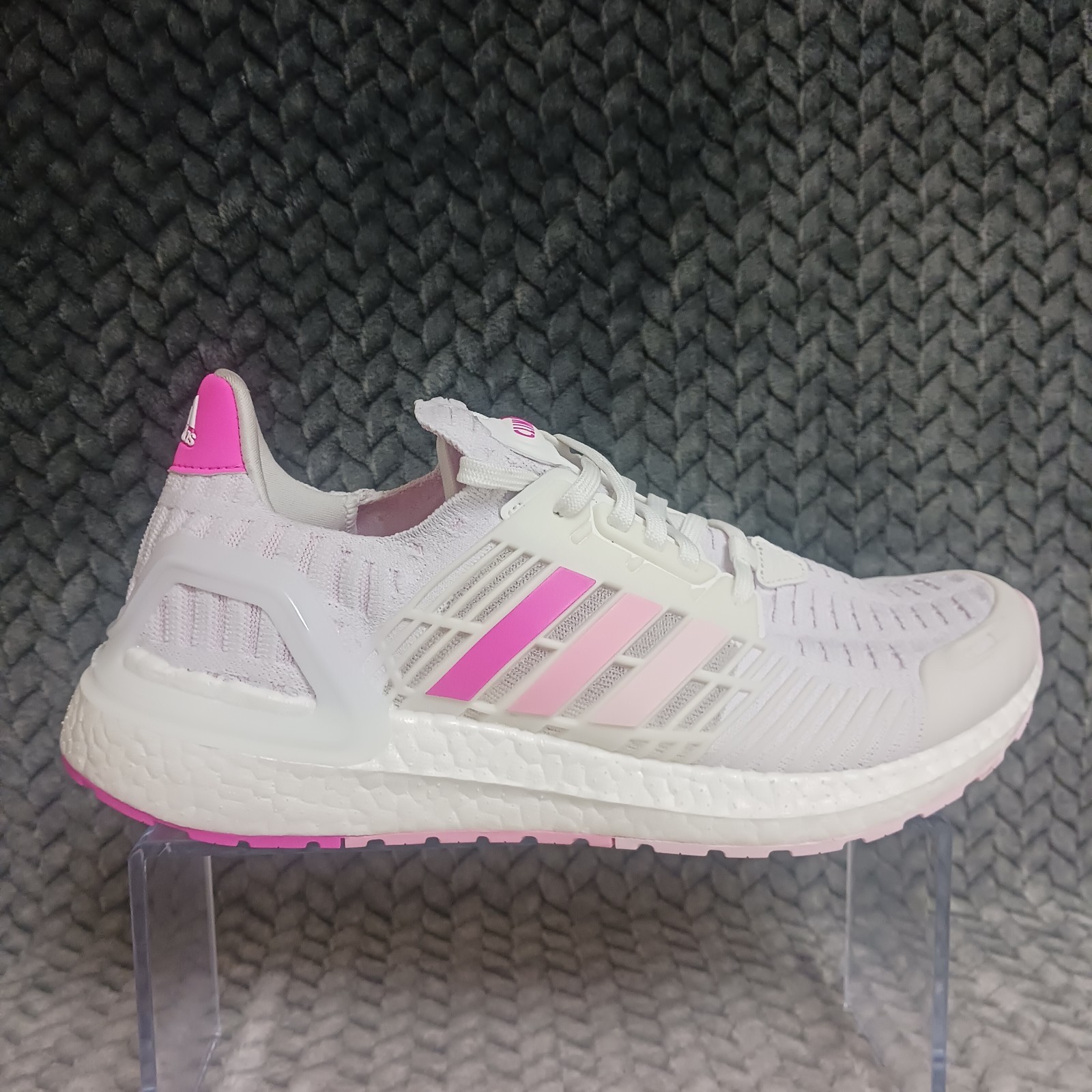 Adidas Ultraboost CC_1 DNA ClimaCool Men’s Running Shoes White Clear Pink Sz 6.5