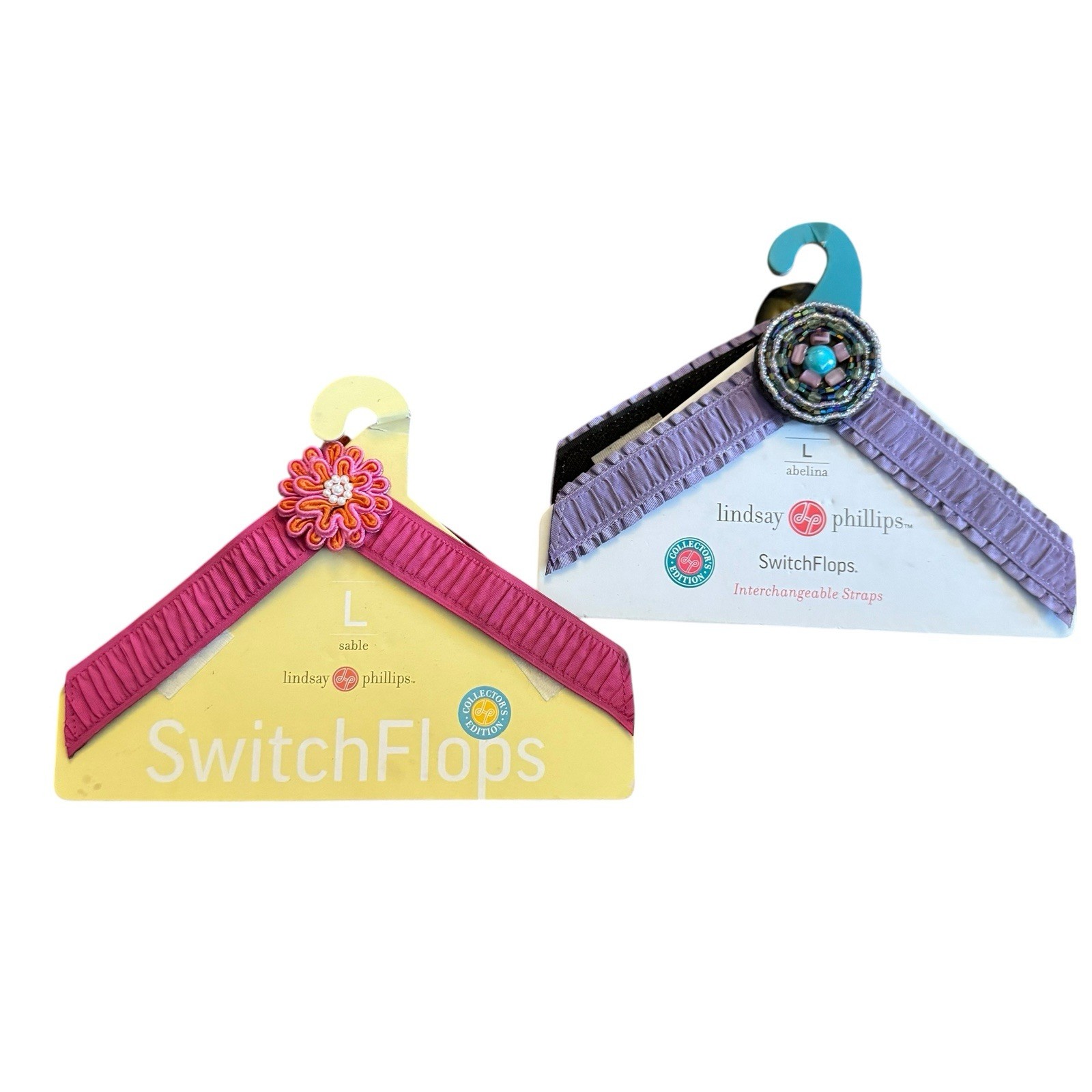 Lindsay Phillips SwitchFlops Interchangeable Straps Large 9/10/11 Abelina Sable