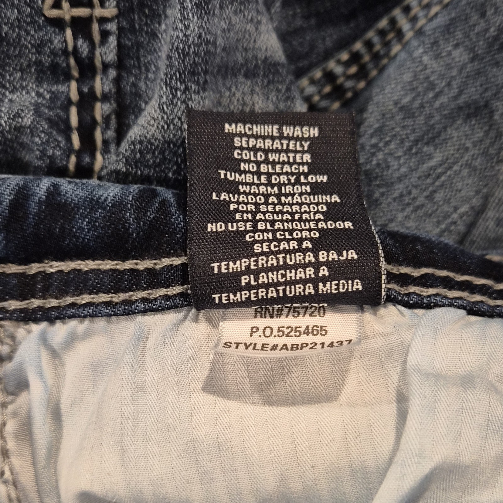 BKE Regular Bootcut Denim Jeans Blue Medium Wash Solid Men BKE Aiden 28X30 B326