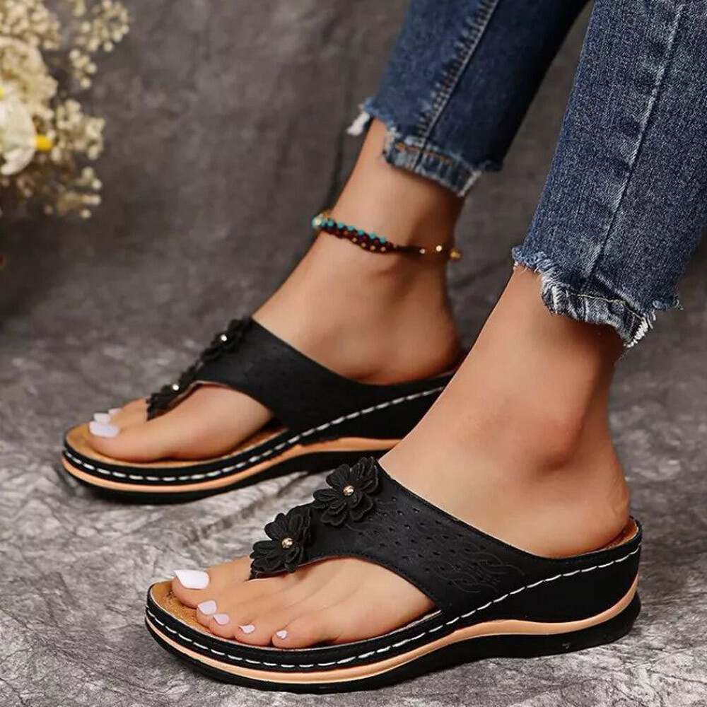 Women Flip Flops Thong Sandals Arch Support Cushion Summer Slippers Shoes USA