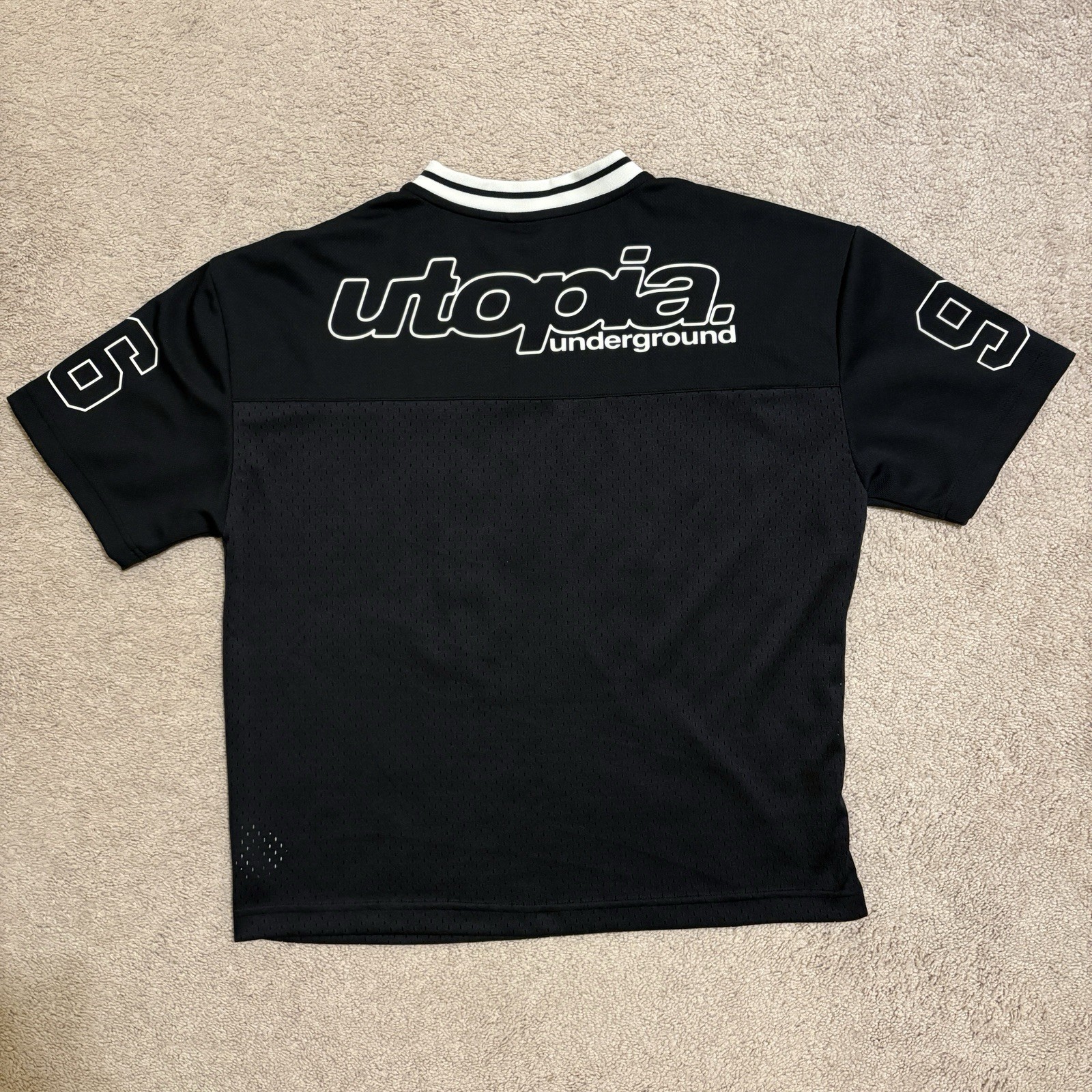 Cotton On Men’s XS Black Football Jersey