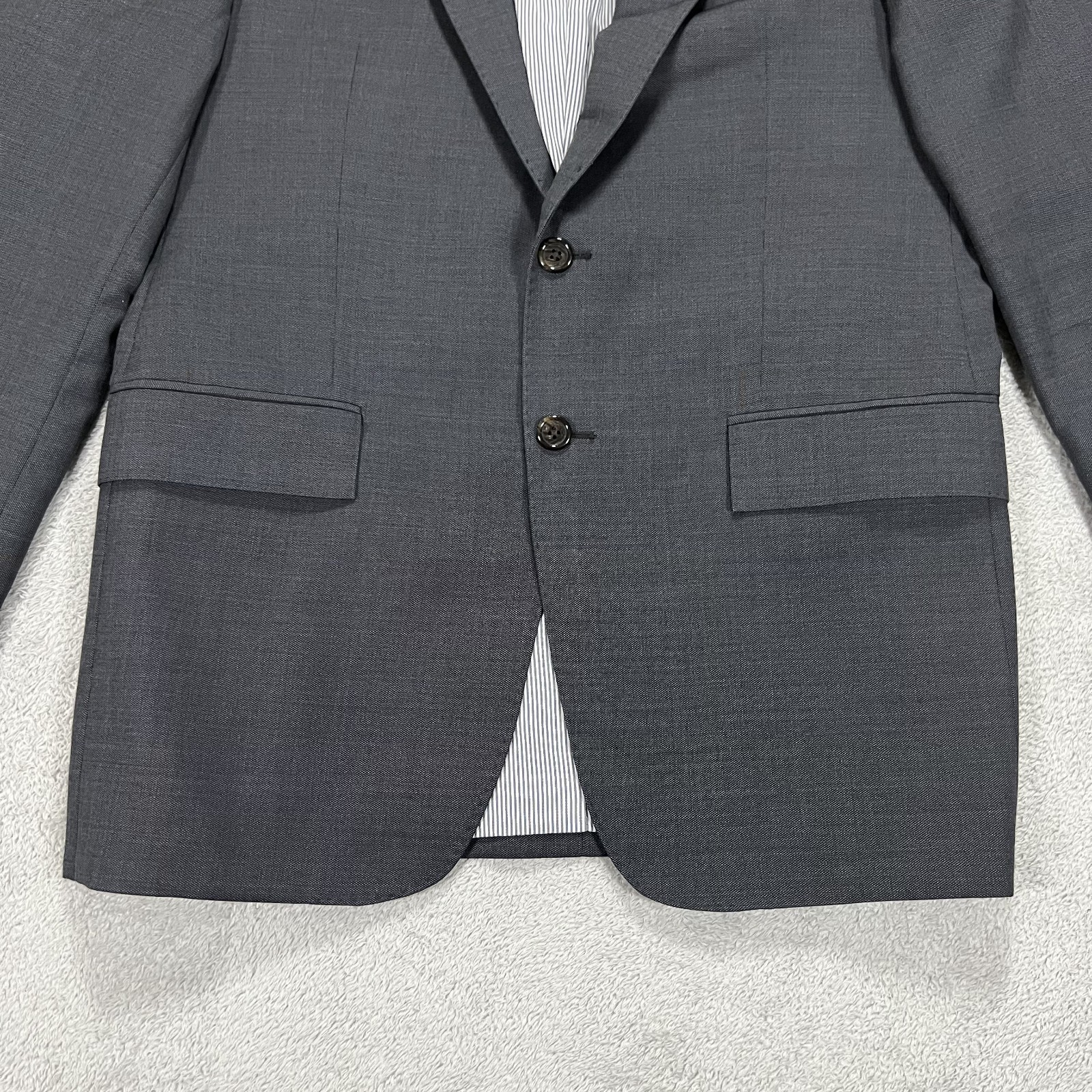Todd Snyder Blazer Mens 38 R Gray Mayfair Fit 100% Wool New York Made in Canada