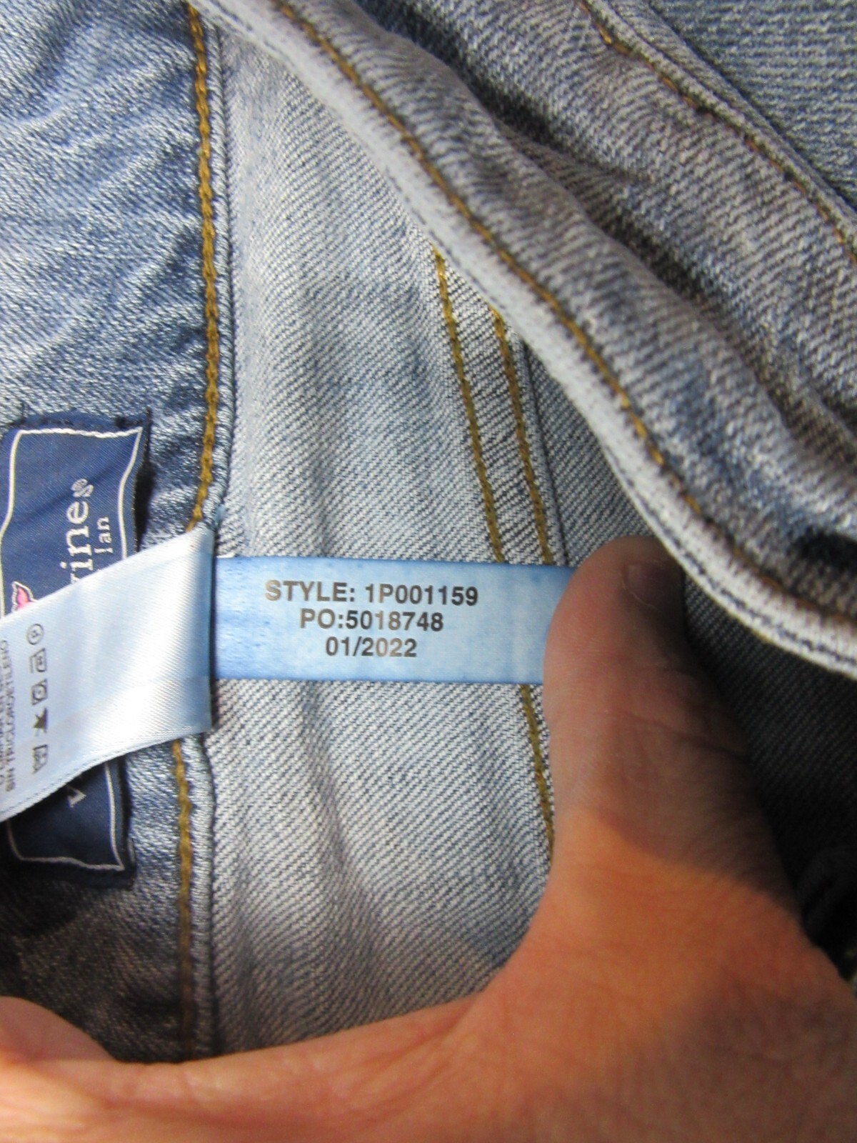 Vineyard Vines Jeans Mens Blue Candiani 30×33.5 Denim Stretch Classic