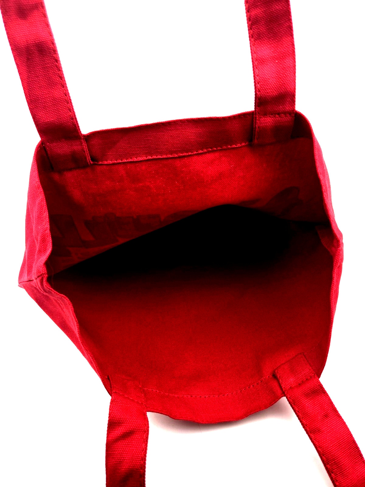 Autism Awareness Tote Bag Red 13.5×13.5in Carry Handle Graphic Canvas