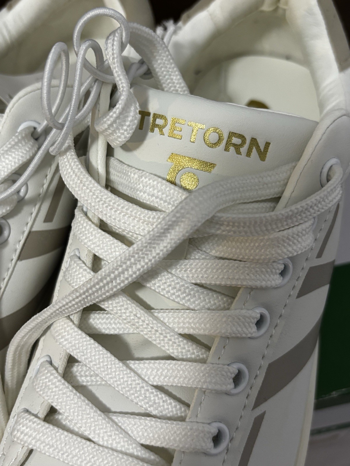 Tretorn Serve Memory Foam Footbed Sneakers Tennis Shoes White/Grey Size 7.5