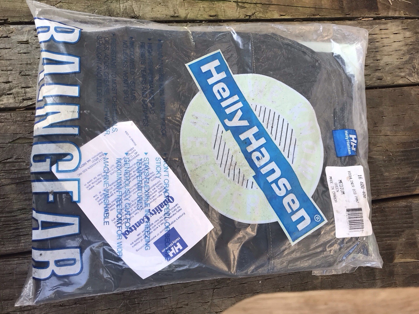 helly hansen rain jacket mens medium