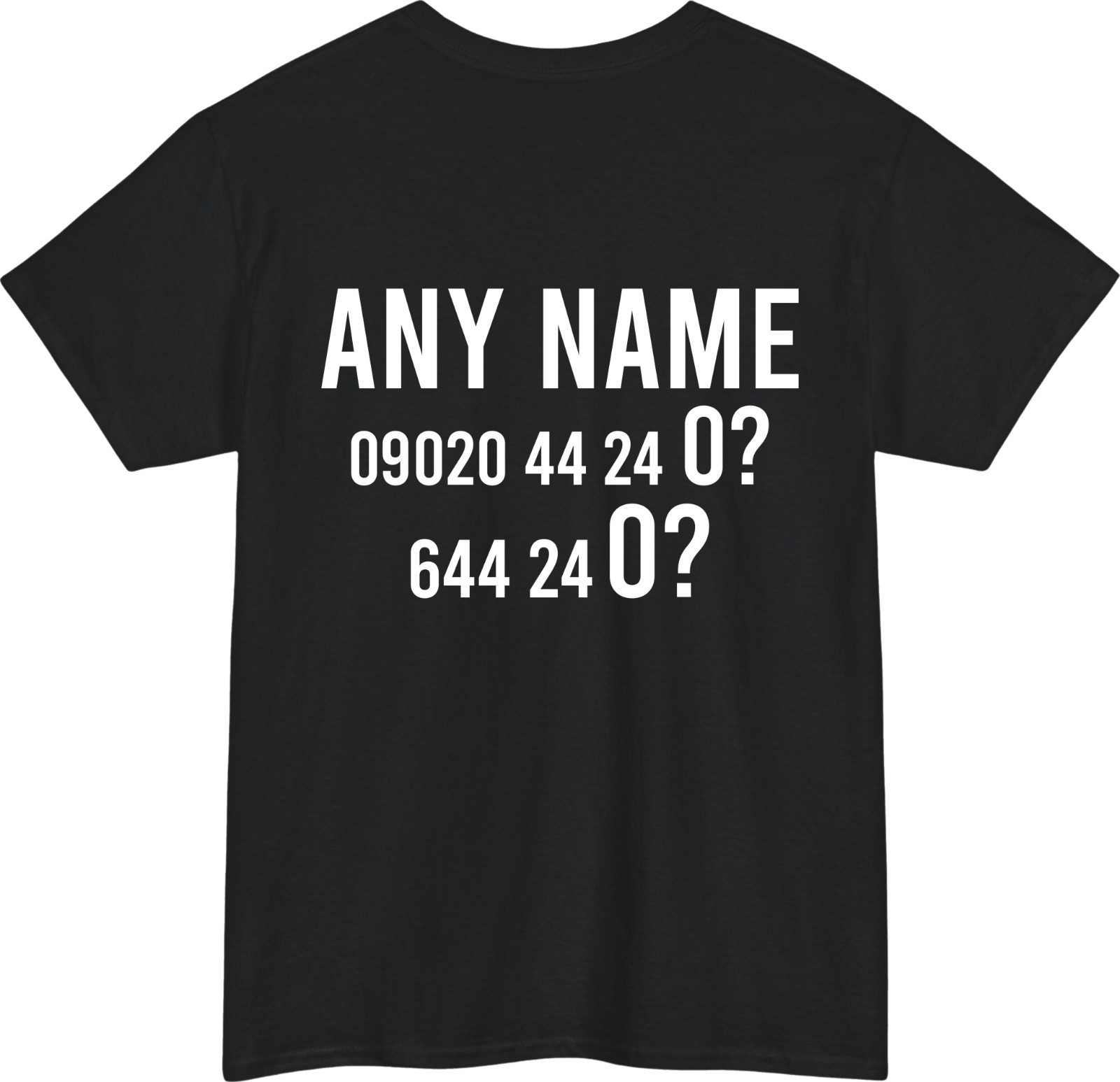 Personalised I’m A Celebrity Jungle T-Shirt Custom Name Number Fancy Dress Top