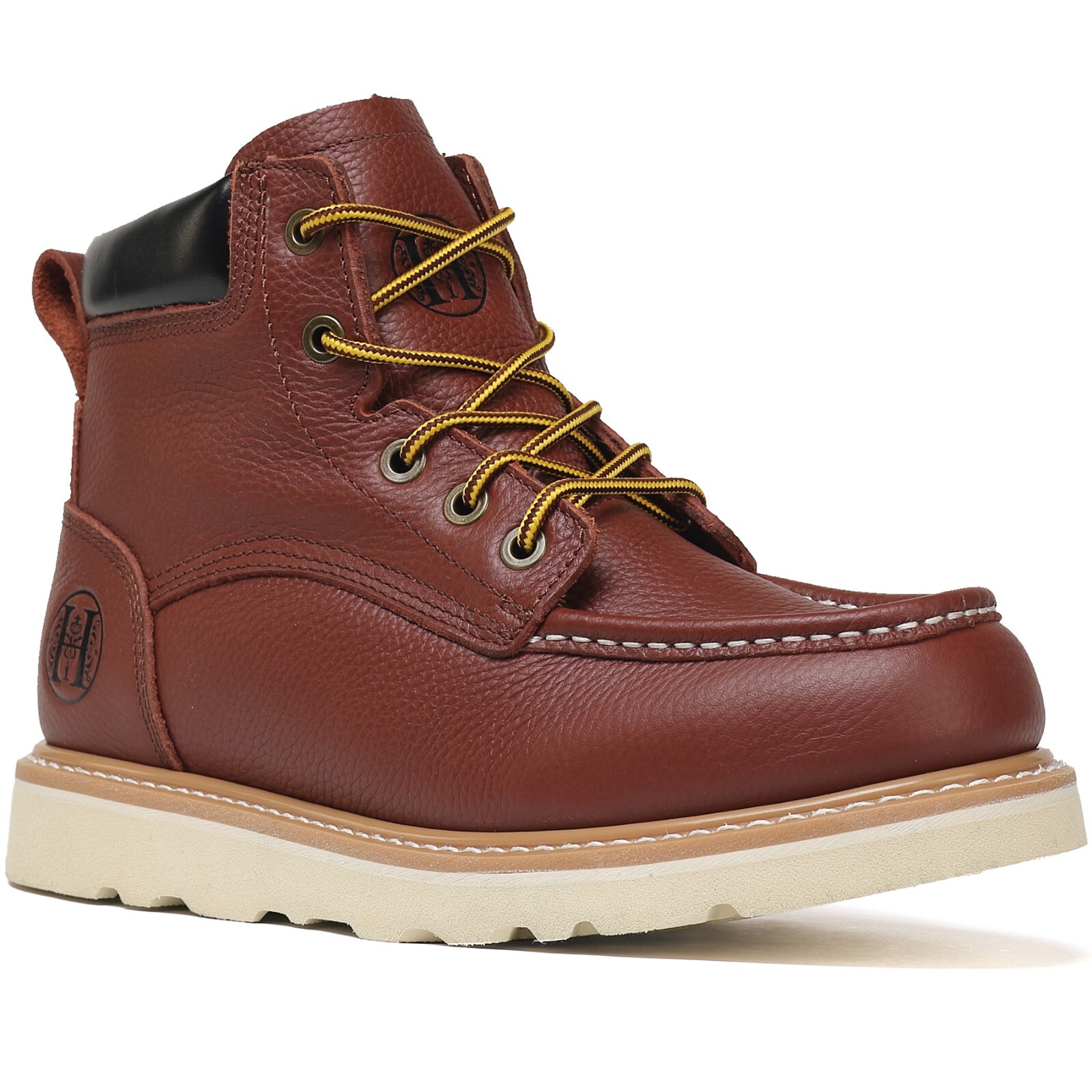 Men’s 6″ Soft Toe Water Resistant for Construction Durable Rubber EVA Outsole