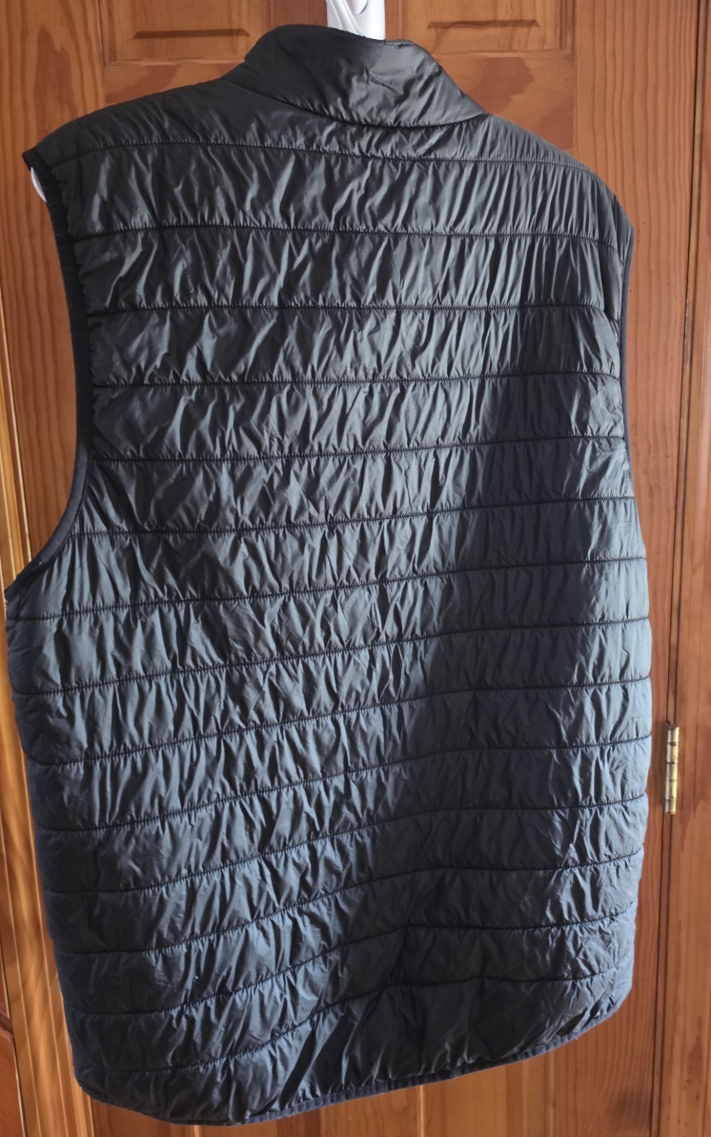 33,000ft Men’s Black Quilted Full Zip Vest Stand-Up Collar Outdoor Size L