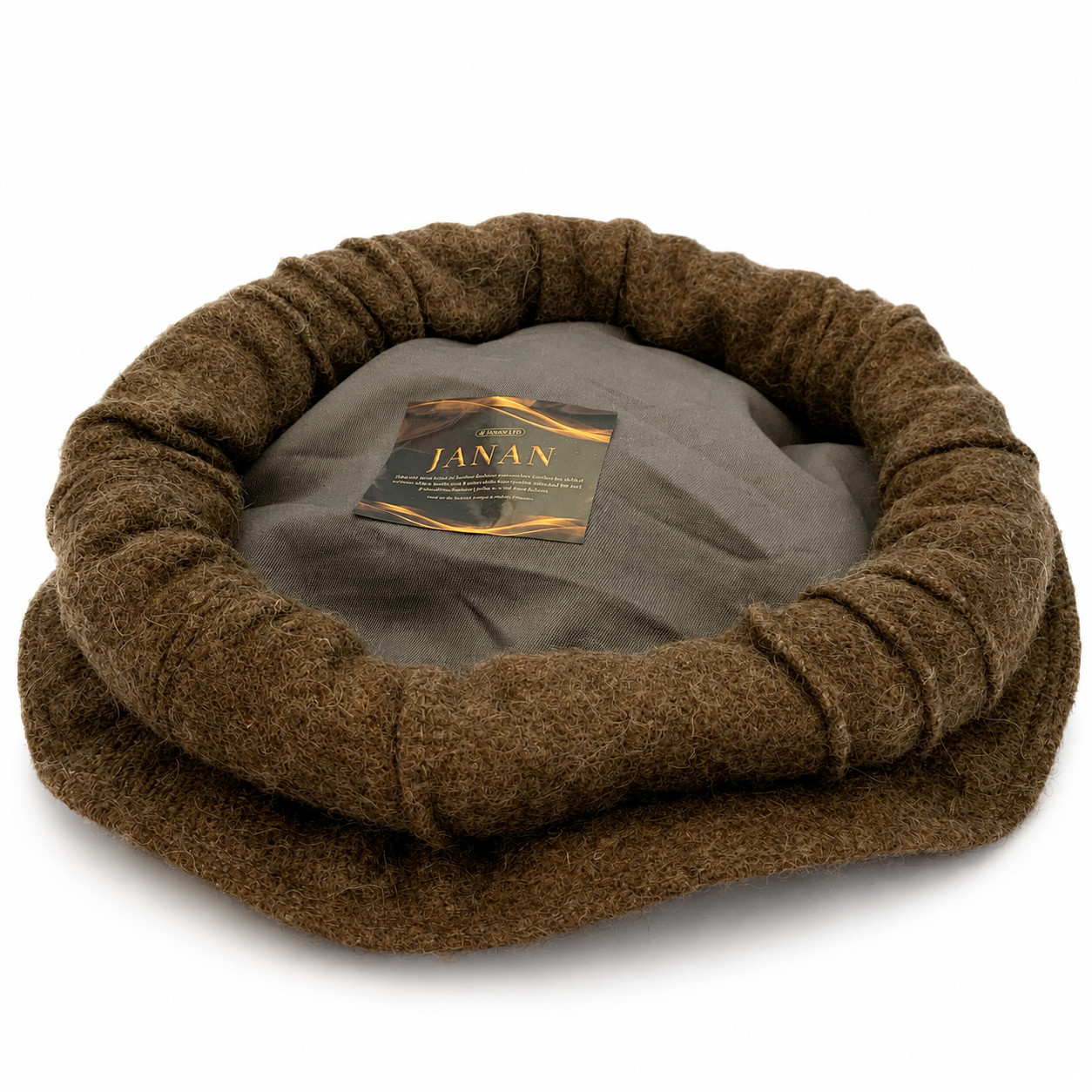 Afghan Pakol Cap Chitrali Hat Peshawari 100% Wool Handmade Winter Warm