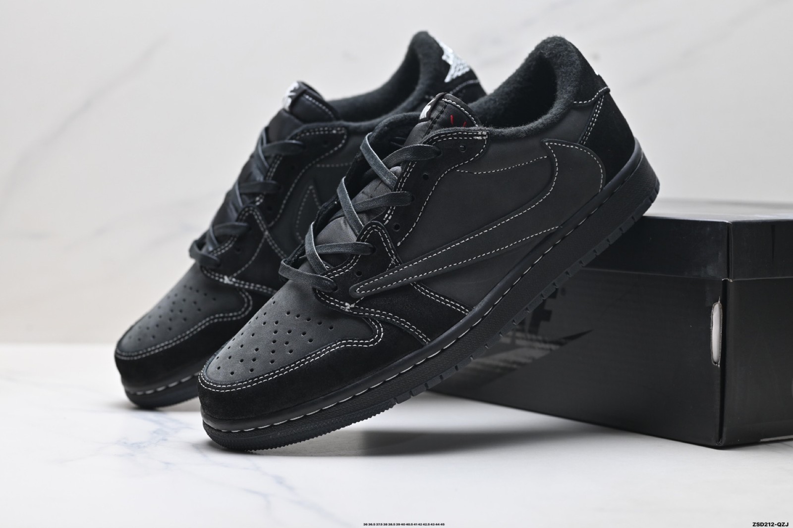 New AJ1 OG Low Travis Scott Black Phantom DM7866-001
