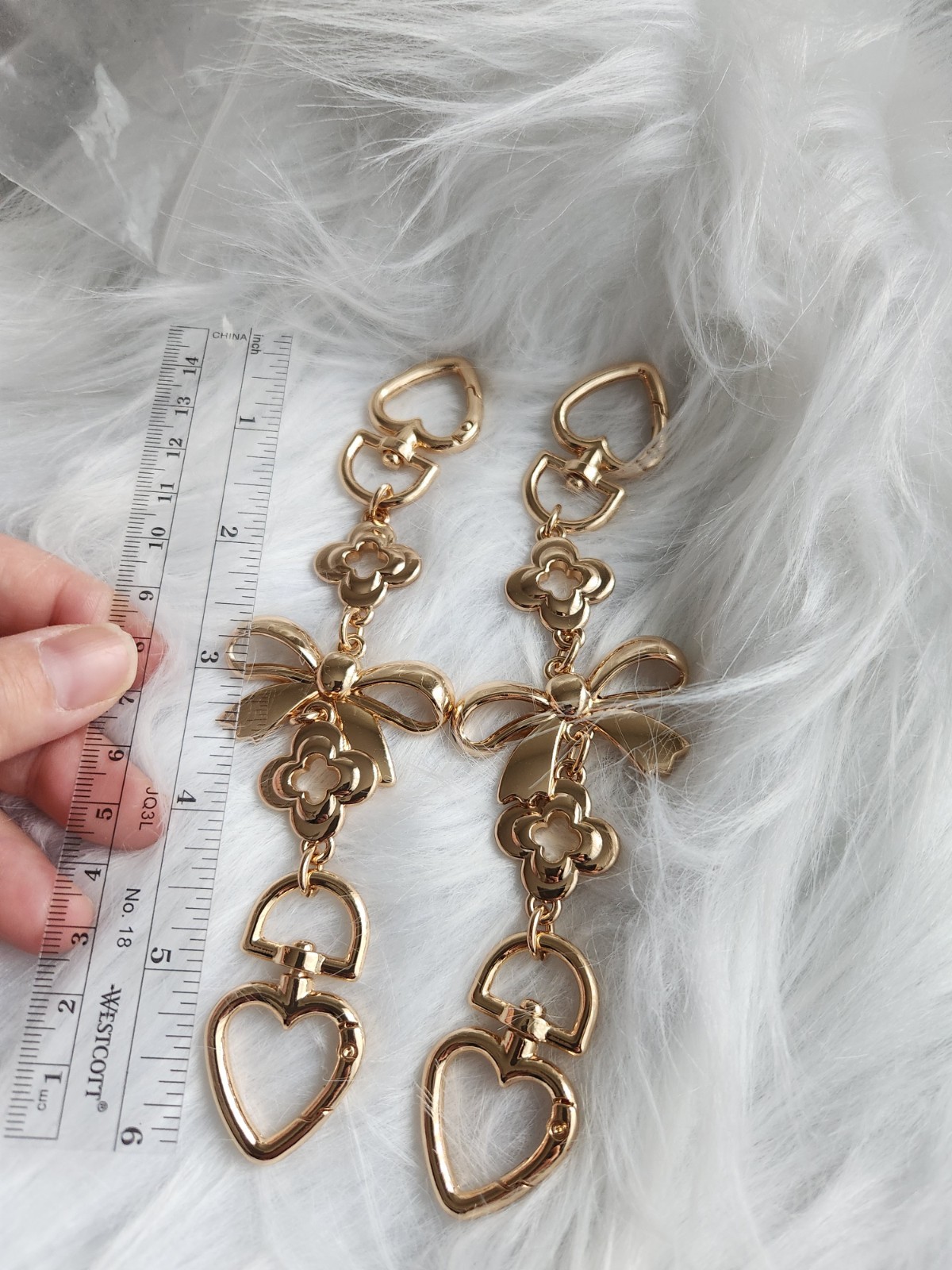 2pc bow Extension Chain great for your Bag