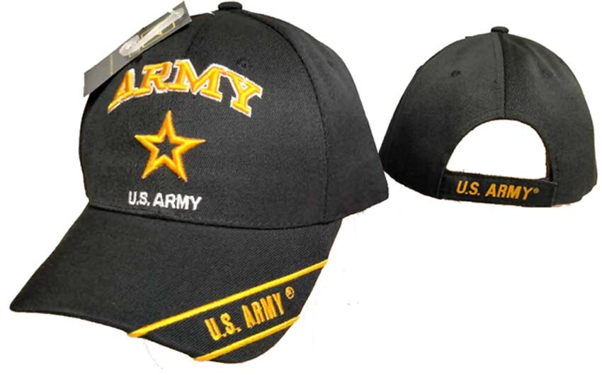 U.S. Army New Star EMBLEM Military OFFICIALLY Licensed Embroidered Cap HAT